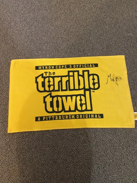 Maurkice Pouncey Signed Autographed Terrible Towel Pittsburgh Steelers