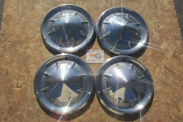 ✨1960 Ford Galaxie 500, Sunliner Starliner 14" Wheel Covers, Hubcaps, Set Of 4✨