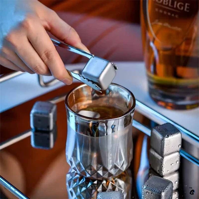304 Stainless Steel Ice Cubes Quick Frozen Ice Cubes Whiskey Steel Ice Cube HOT