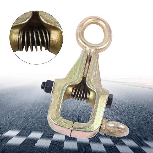 5 Ton Mouth-shaped Clamp 2 Way Frame Rack Pull Clamp Car Body Repair Tool NEW