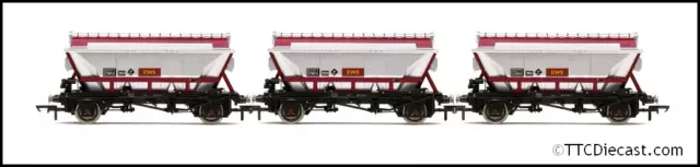 Hornby R60071 CDA Hopper Wagons, Three Pack, EWS - Era 9, OO Gauge