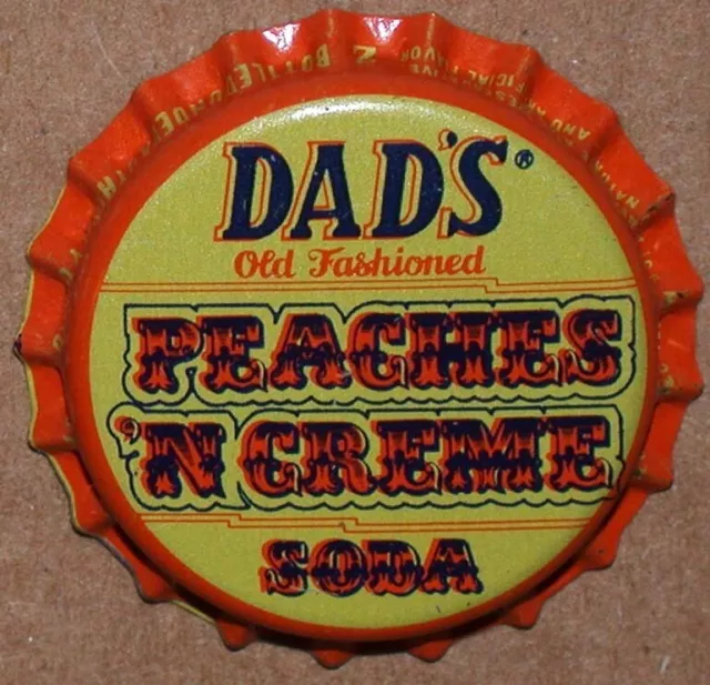 Vintage soda pop bottle caps DADS ROOT BEER Collection of 2 different unused 3