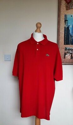 taille 3 Lacoste Men's polo shirt-rouge Petit 