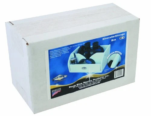Deep Blue Large Binocular Storage Box with Padded Bottom