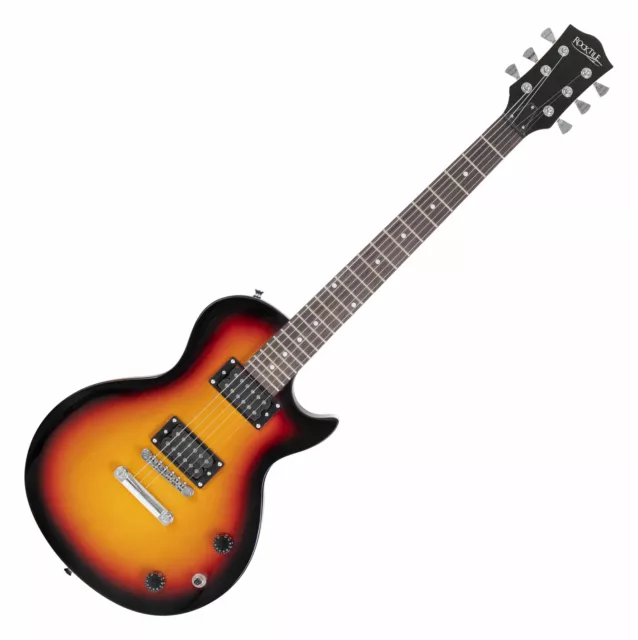 Guitare Électrique 2 Humbucker 22 Frettes LP Single Cut Pickup Érable Sunburst