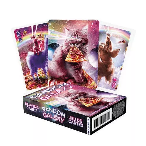 Random Galaxy set of 52 playing cards + Jokers (nm)