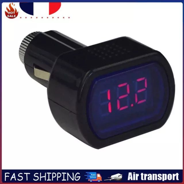 Mini LED Digital Car Auto Vehicle Battery Voltage Meter Tester Voltmeter FR