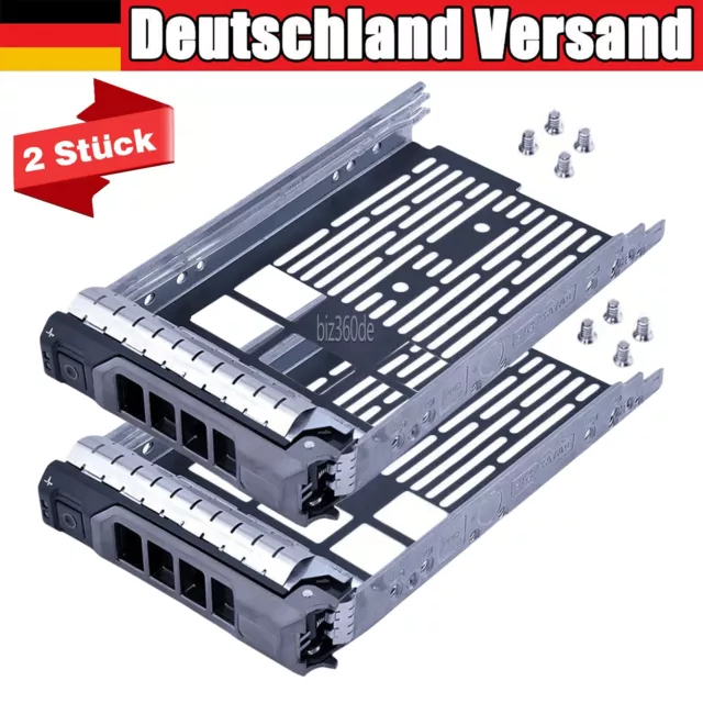 2x 3,5" SAS Festplatten Caddy F238F für Dell Poweredge R630 R620 T620 R610 T610