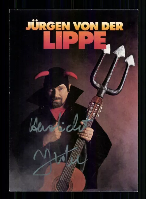 Jürgen von der Lippe Autograph Card Original Signed #BC 212673