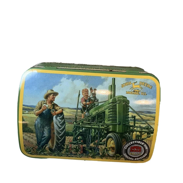 Vintage John Deere Open Road Classics Collectors Tin Great Condition Moline ILL