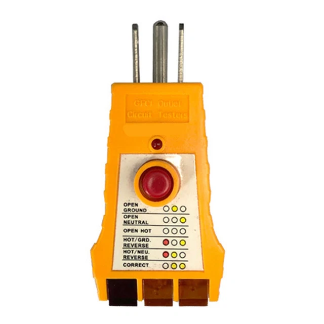 COMPACT HANDHELD SOCKET Safety Detector Assess Wiring Connections