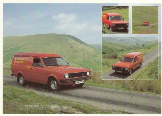 (48834) GB Postal Royal Mail Van Black Mountains Wales 1981 sin publicar