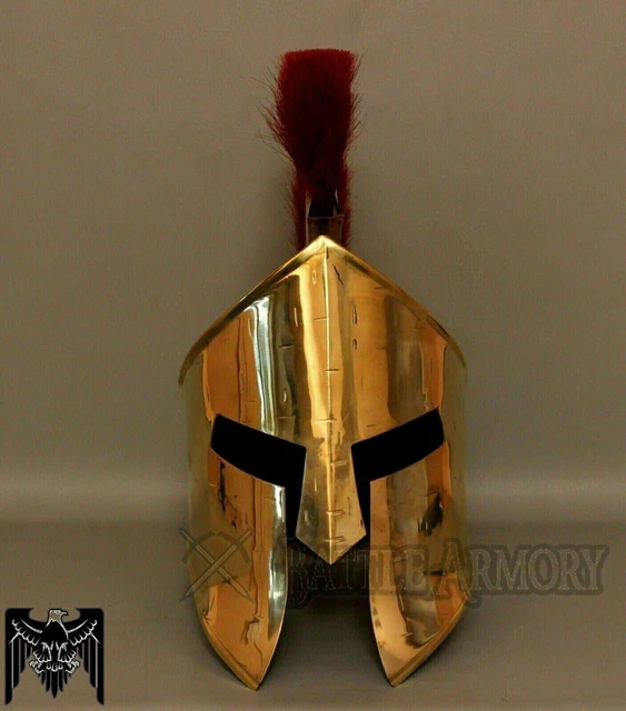 Casque Spartiate Réplique "300" Du Roi Leonidas - Acier 18 - Taille Unique (Circonférence ~68 Cm) - Décoratif - 4