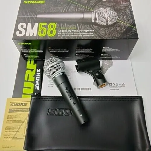 Shure SM58S Dynamic Vocal Microphone with On/Off Switch UK