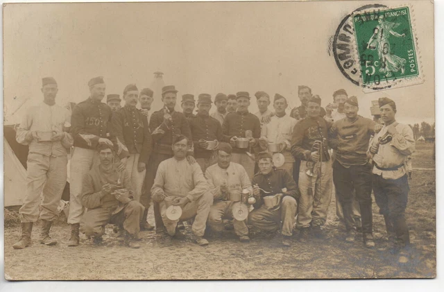 CHALONS SUR MARNE - Marne - CPA 51 - Vie MILITAIRE - le camp - CARTE PHOTO