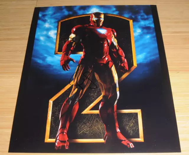 Robert Downey Jr Signed 11x14 Iron Man w/Proof