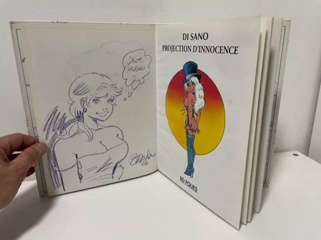 Superbe Dedicace De Di Sano / Innocence N°4 / Projection D'innocence  / 1998