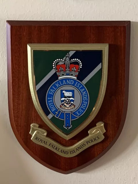 Royal Falkland Islands Police Plaque