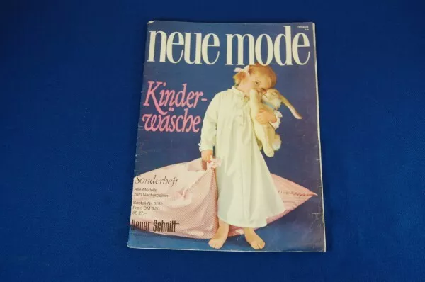 Neue Mode Kinderwäsche Kleinkind Schnittmuster Heft vintage 1960er 1966 Kinder