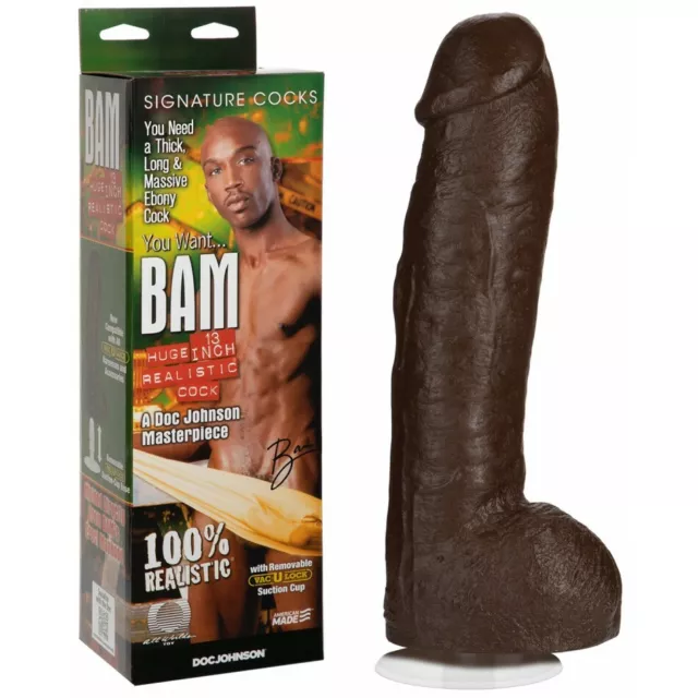 Sextoys - Gode à ventouse - Gode Bam à ventouse 32 cm Doc Johnson