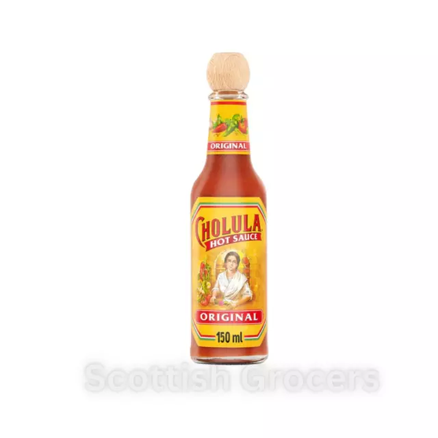 Original Cholula Hot Sauce Mexican 150ml Premium Hot Sauce Adds Heat and Flavour