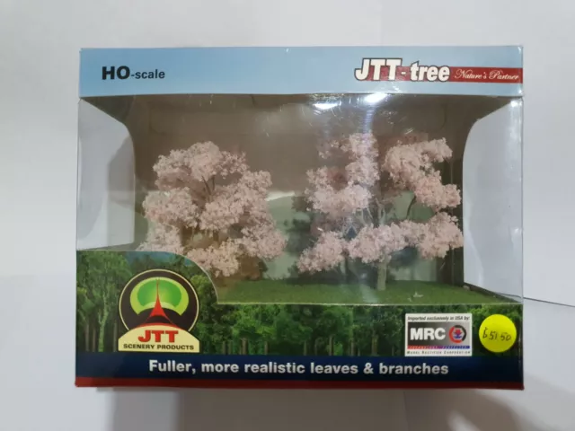 JTT Scenics 92321 Blossom Cherry Tree 2 pk HO Scale