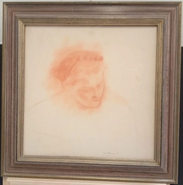 Giovanni ROMAGNOLI-Gessetto su carta intelata