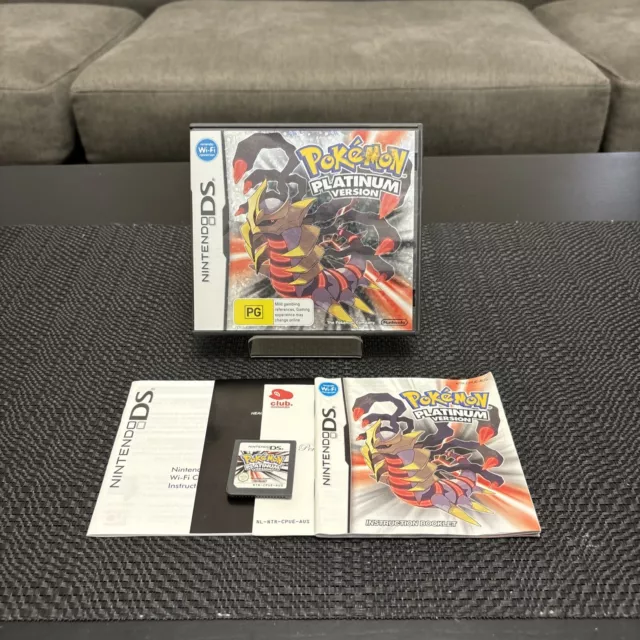 Nintendo Ds Game Pokemon Platinum Version Rare Complete