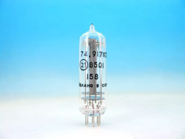 Vintage Soviet Military Grade > 74.917 kHz  Glass Quartz Crystal Oscillator Tube