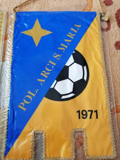 Gagliardetto CALCIO wimpel pennant fanion football BANDERÍN ARCI S. MARIA SOCCER