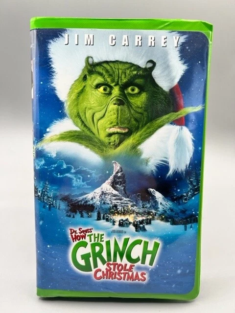 DR SEUSS HOW THE Grinch Stole Christmas VHS Free Shipping EUR 8 23