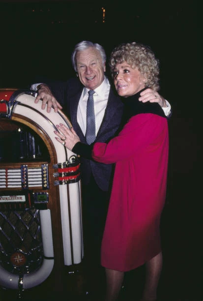 EDDIE ALBERT AMERICAN actress comedian singer Betty Hutton pose be- Old ...