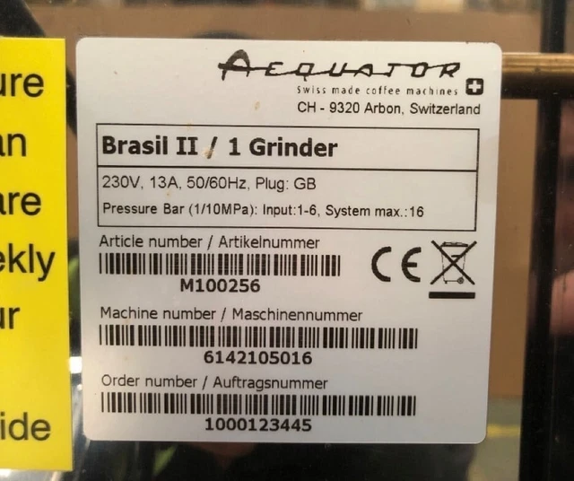 RIJO 42 COFFEE Machine Aequator Brasil II Bean to Cup + Rijo Water