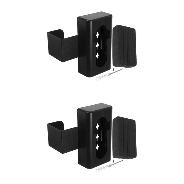 Soporte de timbre de acero antitimbre montaje de puerta timbre de video timbre negro