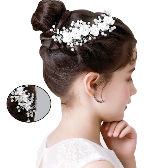 Miss pettine capelli perla donna copricapo matrimonio sposa forcina da sposa