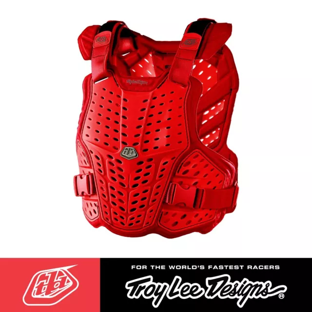 New Troy Lee Designs Rockfight Body Armour / Protector MX & Enduro - ADULT - RED