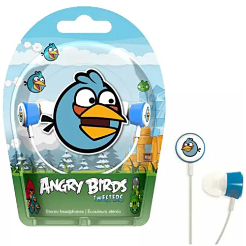Gear4 Angry Birds Tweeters Kopfhörer,In-Ear,Stereo,Blue Bird,Iphone,Ipod,NEU