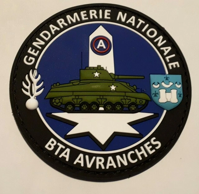 Écusson Collection Gendarmerie - BTA Muret En PVC, Fabrication Française