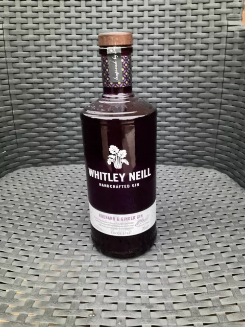 Whitley Neill Gin Bottle Rhubarb & Ginger (Empty)