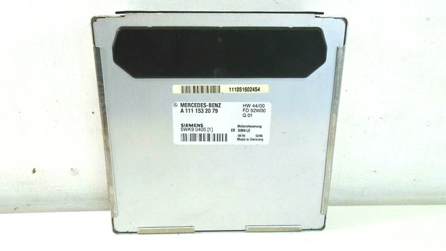 MERCEDES W170 SLK R170 1996 -2004 A1111532079 Ecu Engine Control Unit ...