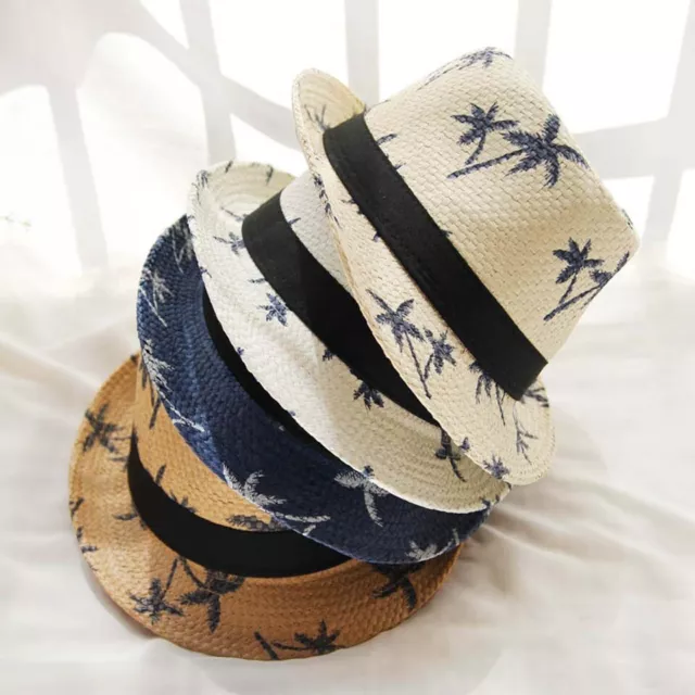 Cappello di paglia stile PANAMA - Cappello da spiaggia - Cappello Jazz - UNISEX