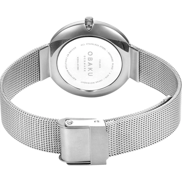 Obaku V252LXCIMC-X Ex Display Donna Folder-Steel Polso 2