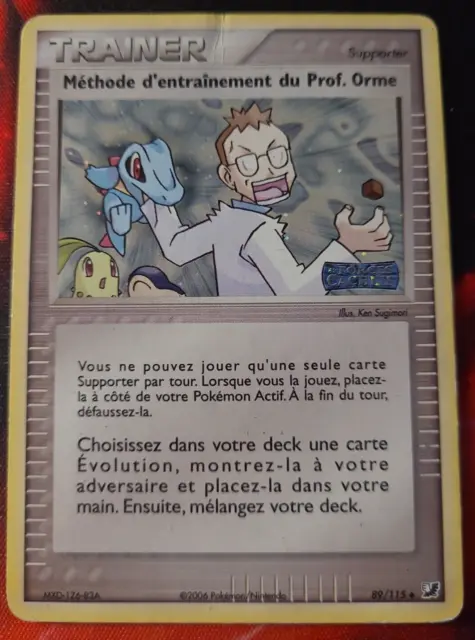 Pokemon - Prof Orme Holo Reverse 89/115 - Ex Forces Cachées - Français Fr