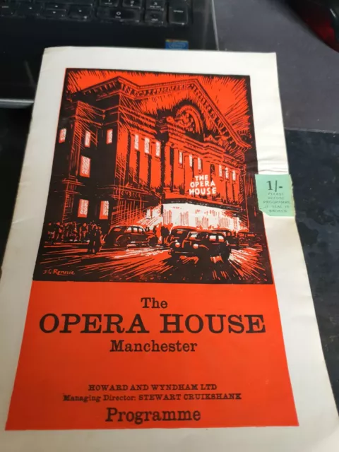 Opera house manchester Souvenir Programme No No Nanette December 1964