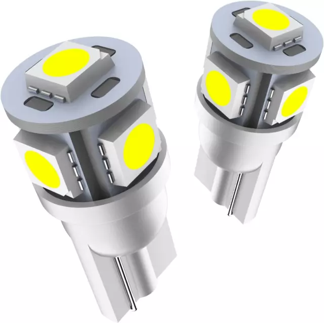 194 LED Bulbs 168 T10 2825 5SMD LED Bulbs Car Dome Map License Plate L