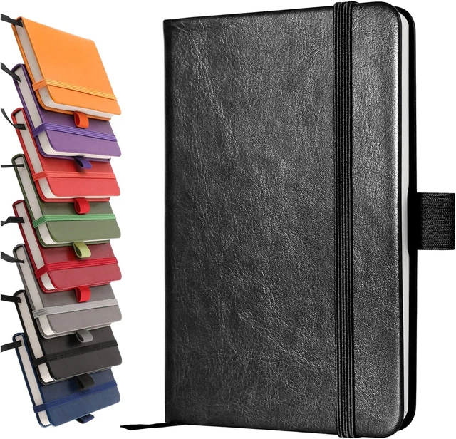 A6 Notebooks, Pocket Notebook Small Notebook Note Pad Hardback Notebook A6 Small