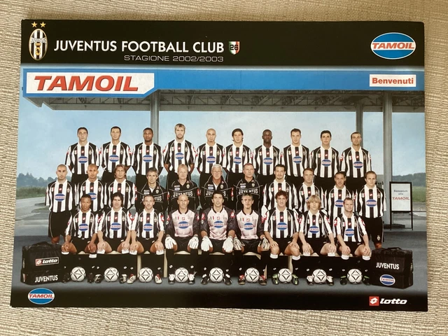 CARTOLINA CALCIO UFFICIALE Squadra Juventus Stagione 2002-2003 Sponsor  Tamoil EUR 4,99 - PicClick IT