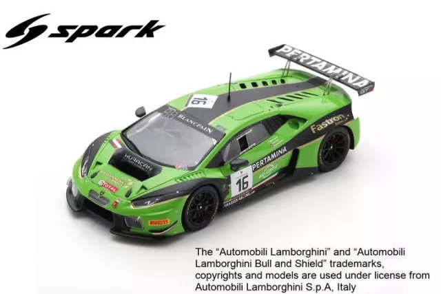 Miniature voiture auto 1 : 43 spark Model Lamborghini Huracan GT3 2016 Modélisme