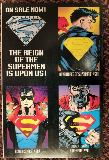 Superman: The Man of Steel #22 [Die-Cut Cover Edition] (Jun 1993, DC) 2
