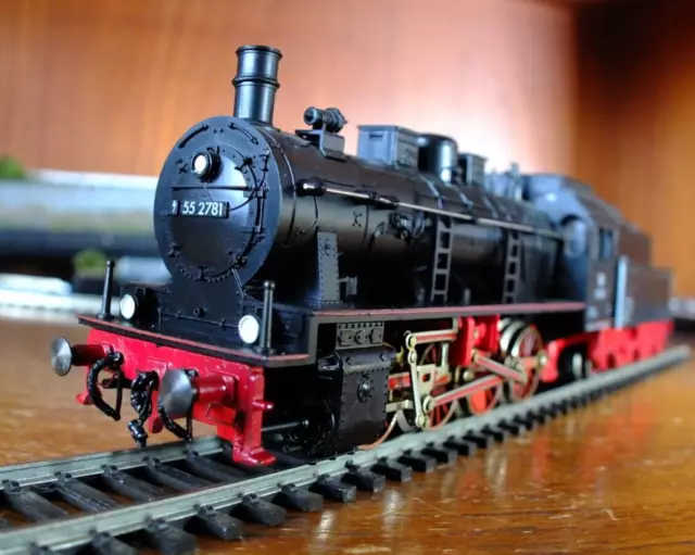 Fleischmann 4145 HO Gauge DB BR 55 / Prussian G8.1 steam locomotive in black